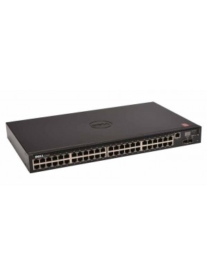 210-ABNY Dell Networking Switch N2048P L2 - 48x PoE Gigabit, 2x portas 10G SFP+, 2x Stacking (Este PN Inclui: 4x SFP 10G SR, 4x SFP 1G RJ45, 1x Cabo Stack 1m)